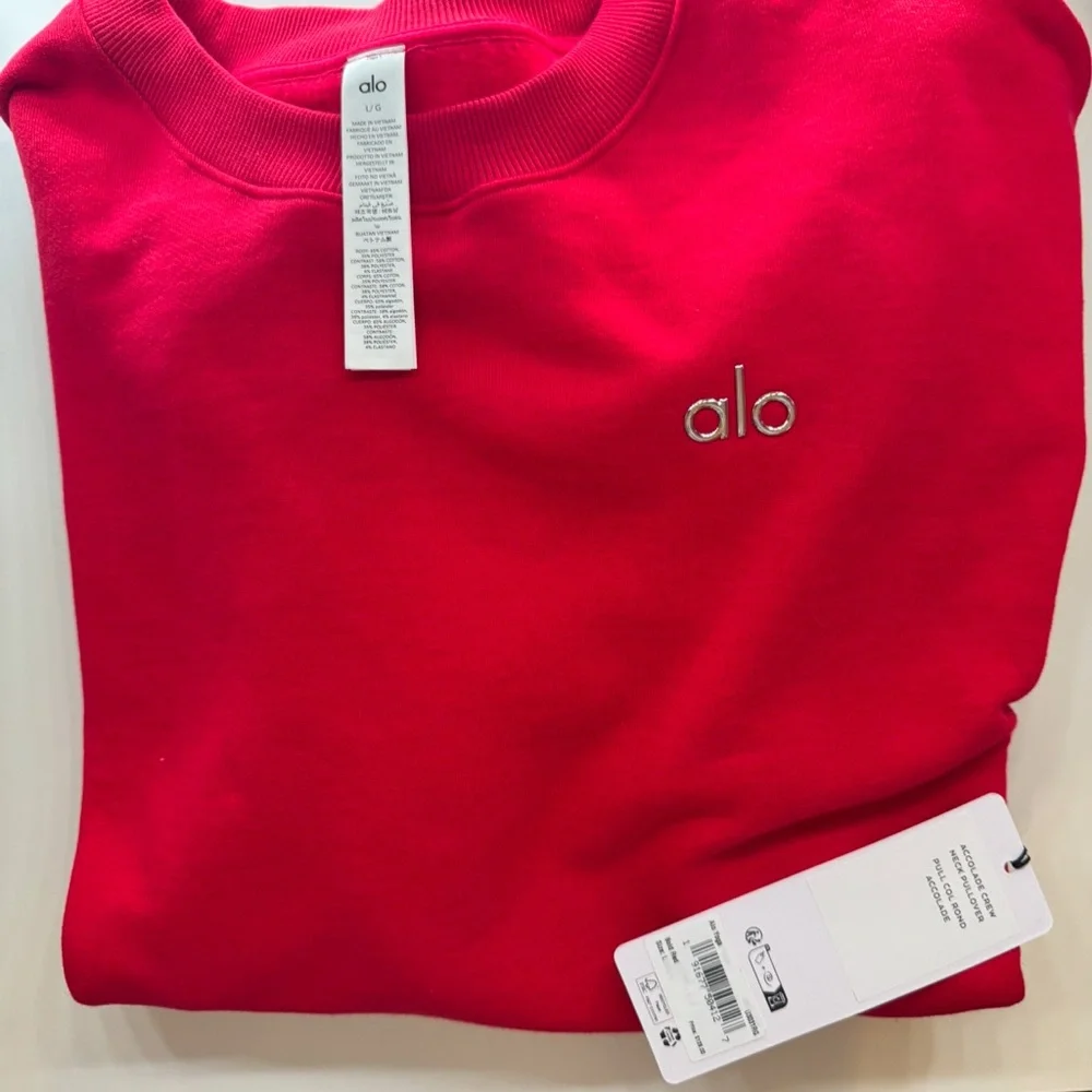 NWT ALO BOLD RED ACCOLADE - Picture 1 of 6